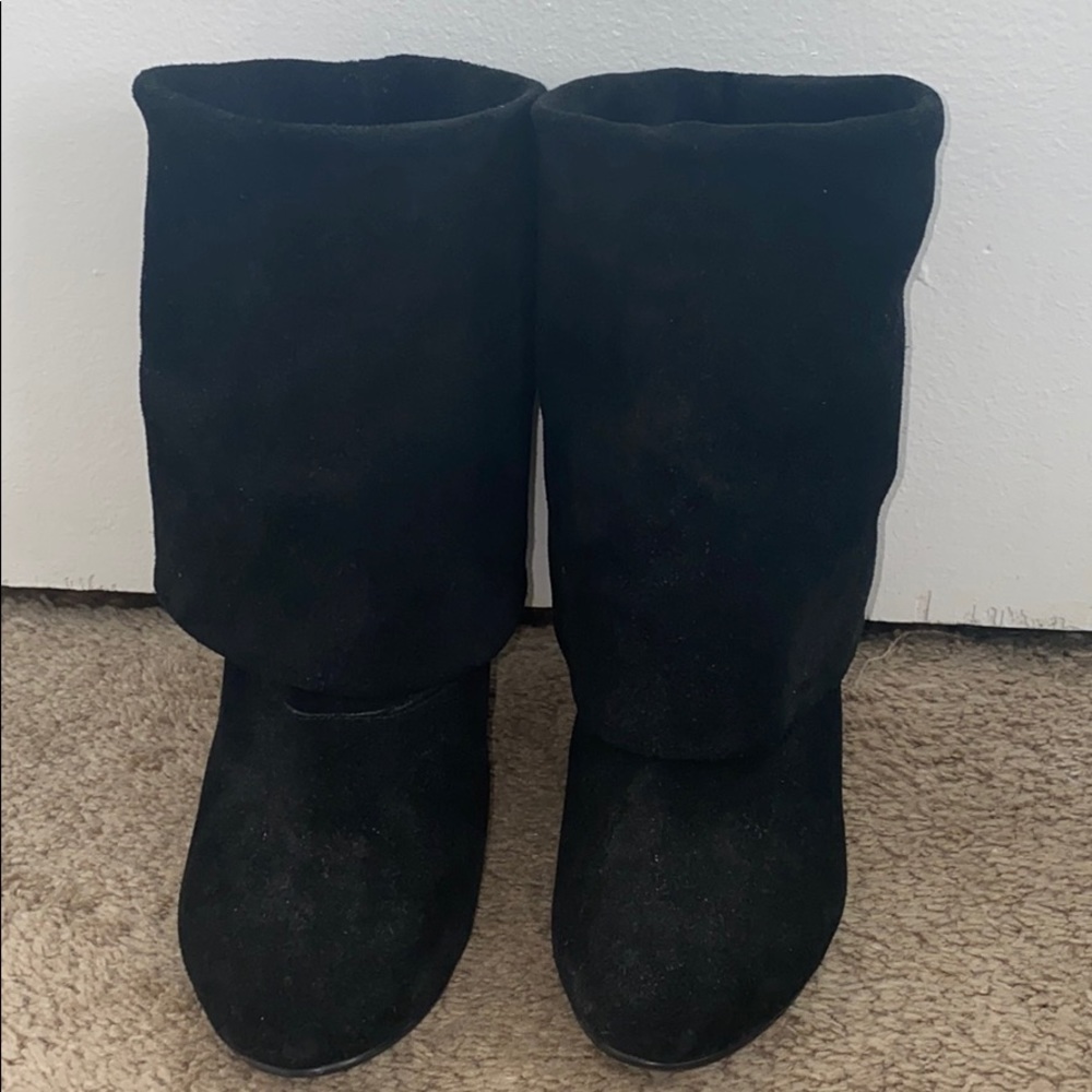 Black Steve Madden Heeled Boots
